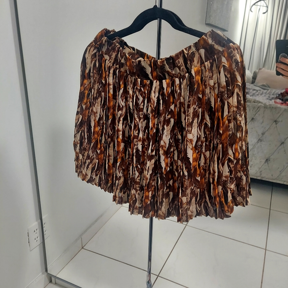 New York & company brown skirt